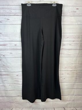 Athleta XLT Extra Large Tall Elation High Rise Wide Leg Pant Yoga Stretch Black